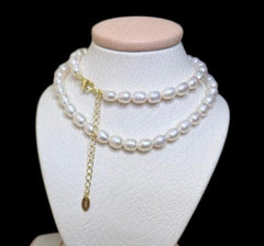 Collar de perlas naturales de Perlita Joyería